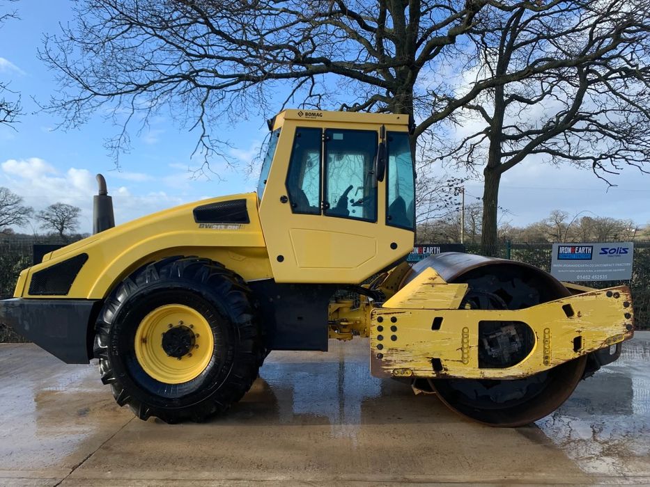 WALEC BOMAG 14 TON gładki/kołek USŁUGI WYNAJEM z operatorem