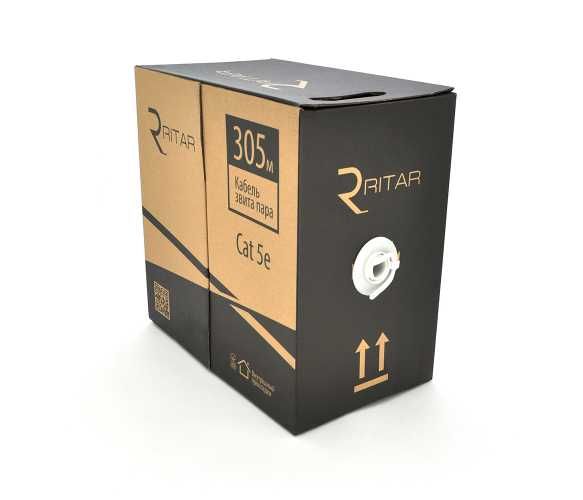 Кабель КВП UTP (4*2*0.51) 4p 24 AWG Ritar (CCA) для внутр. робіт 305м