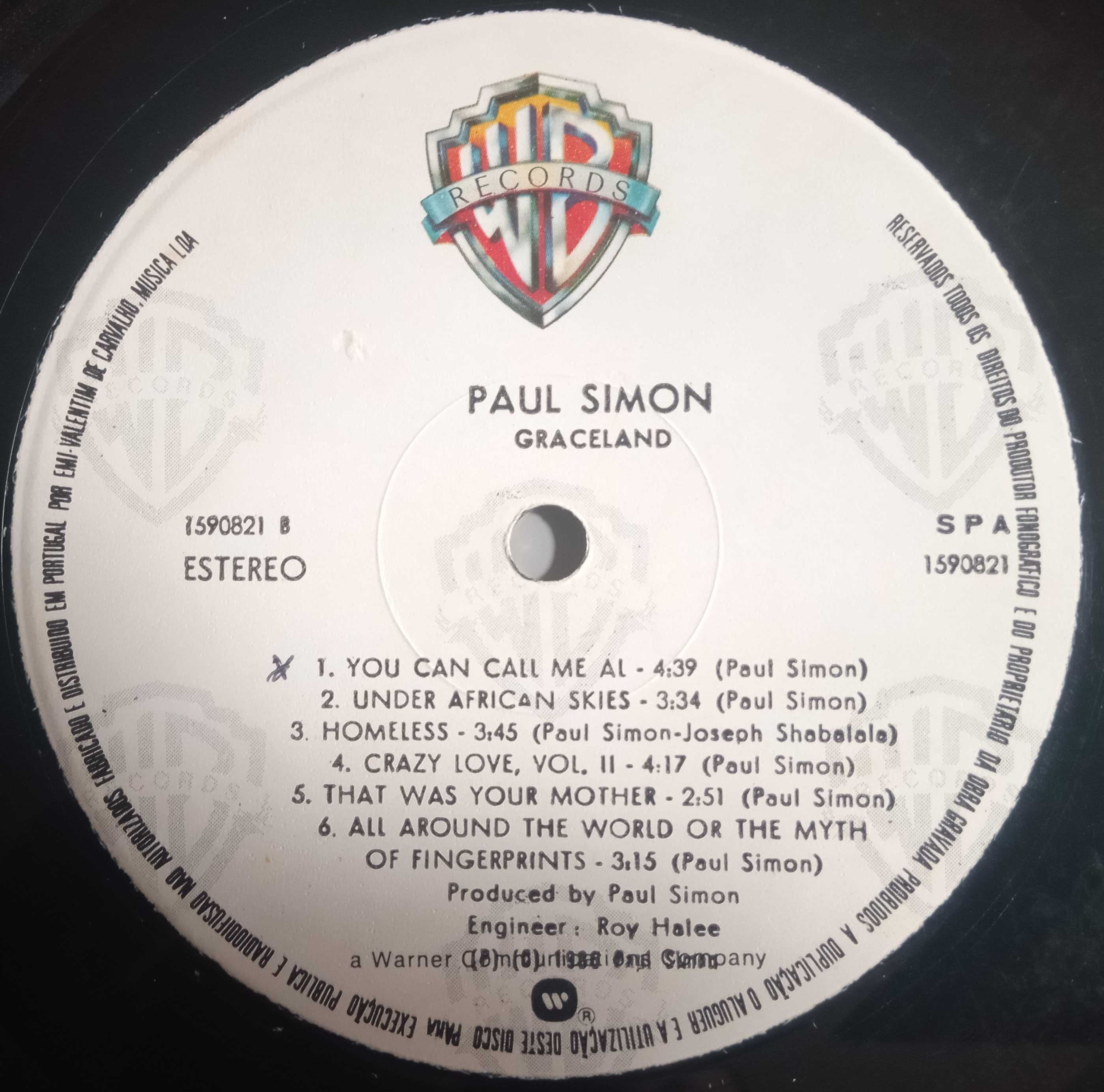 Paul Simon - - - - - Graceland - - - - - LP