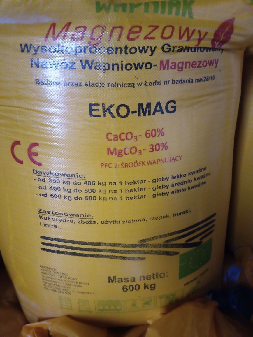 Wapno nawozowe granulowane