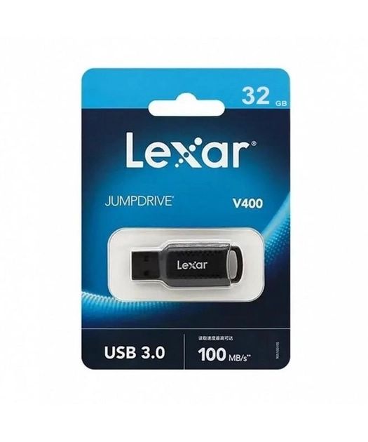 Флешка 32gb USB Lexar JumpDrive V400 / Накопитель USB 3.0 lexar 32гб