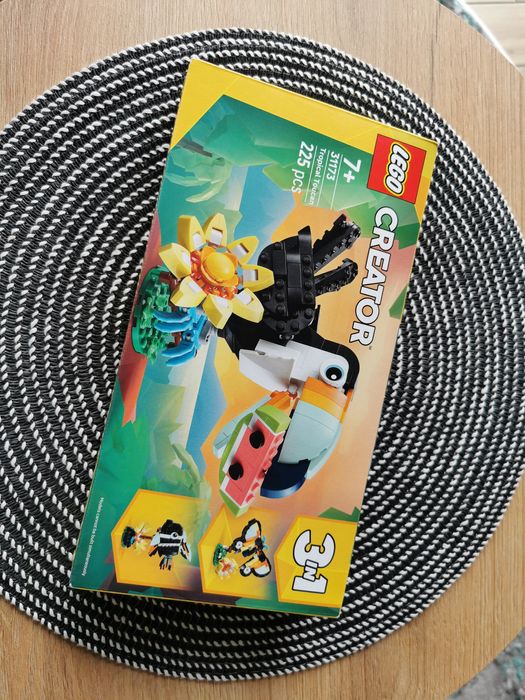 Lego creator 3w1 dzikie zwierzęta tukan 31173