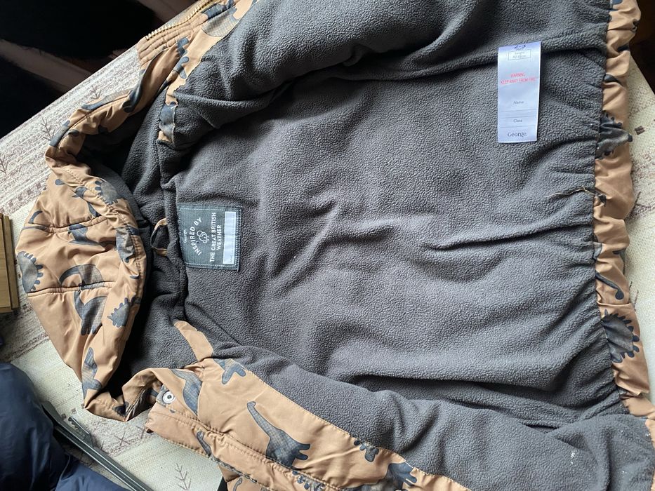 Зимовий пуховик zara для хлопчика, тепла куртка george