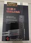 USB-хаб SmartDelux 10-в-1 USB 3.2 з блоком живлення