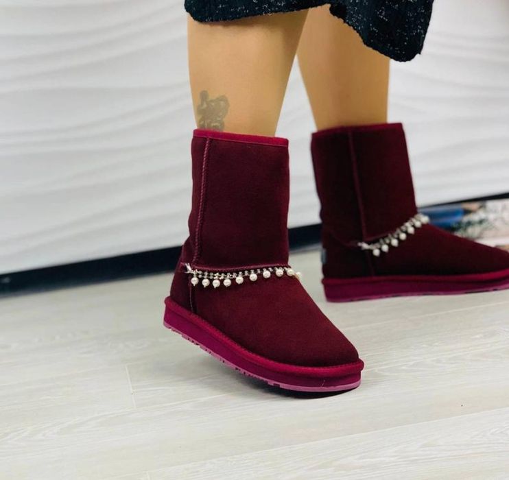 Замшеві угги Бордо UGG