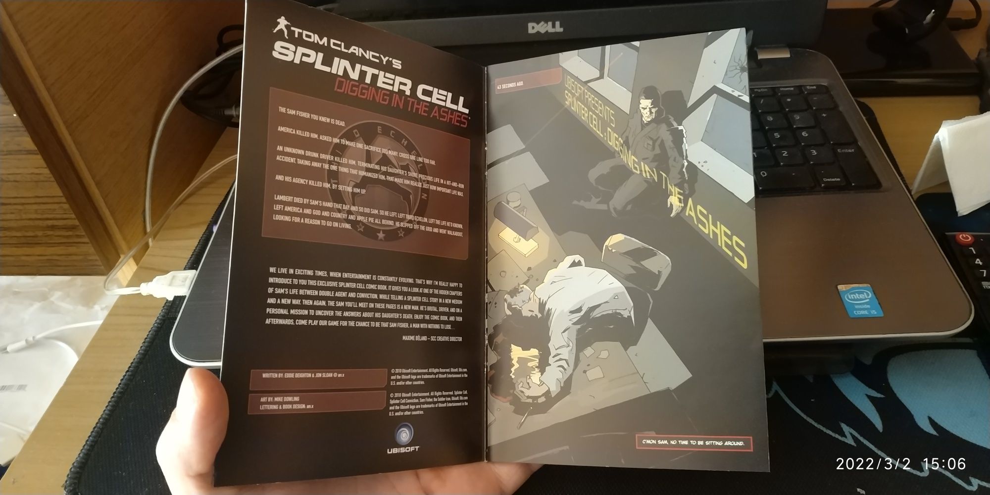 Tom Clancy's Splinter Cell Digging in the Ashes Komiks