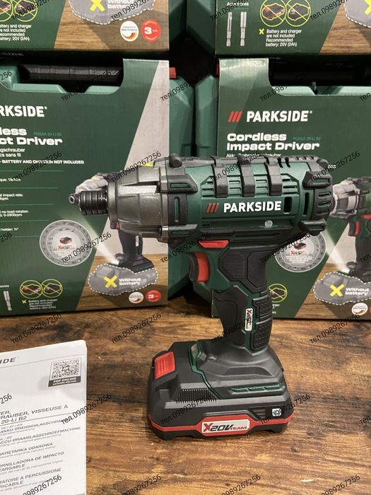 Акумуляторний ударний гайковерт, імпакт, Parkside Німеччина