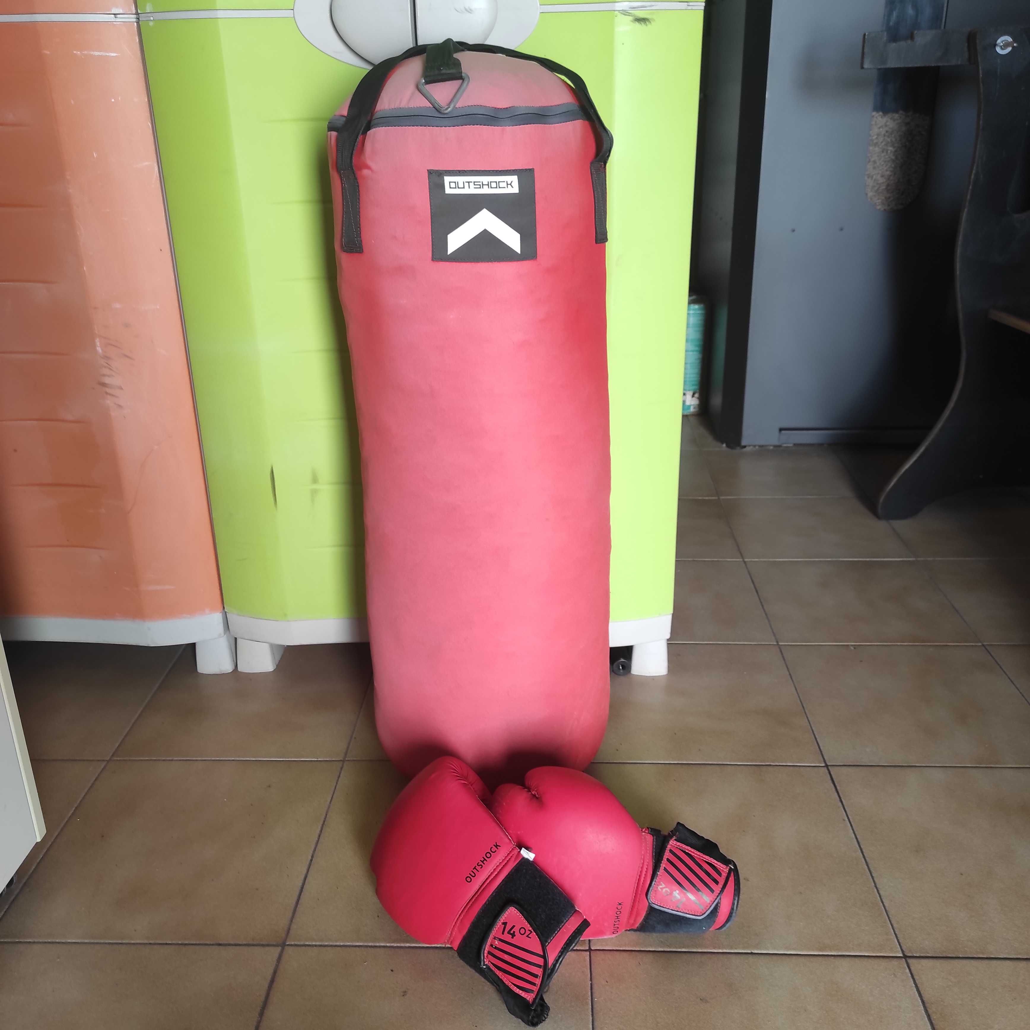 Saco de Box + luvas de Boxe