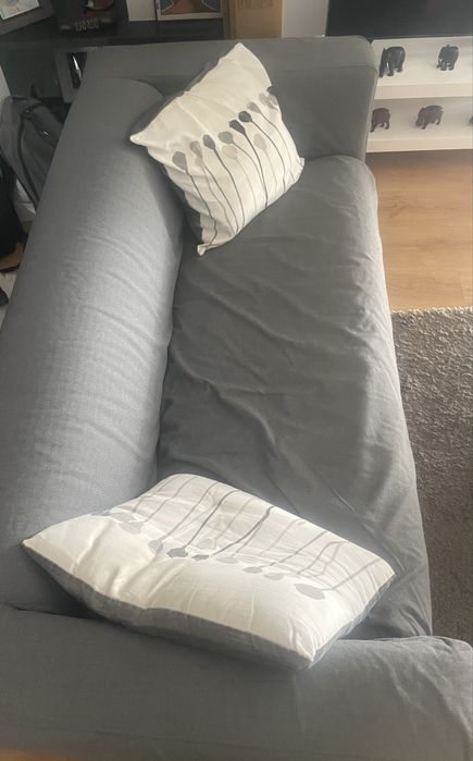 Sofá Cinzento 3 Lugares