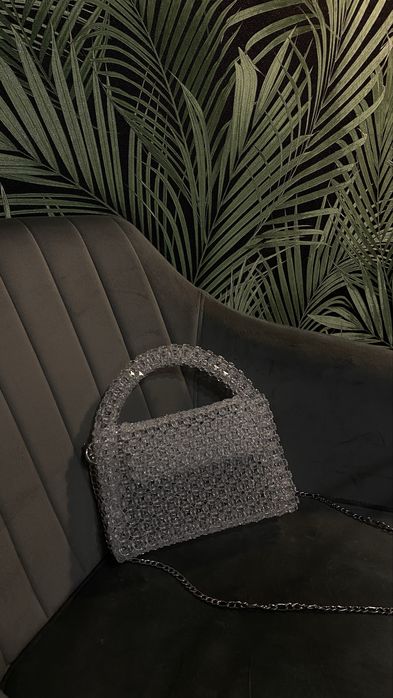 Сумка з намистин ручної роботи, сумка з бусин