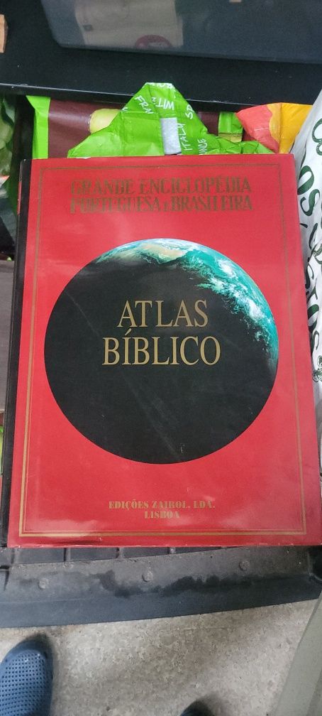Atlas Bíblico, edição luxo Grande Enciclopédia Portuguesa e Brasileira