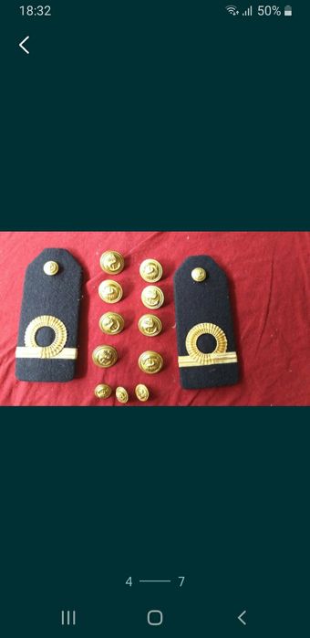 Botões militares marinha