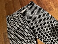 Spodnie w czarno biały wzór, H&M, 34, XS