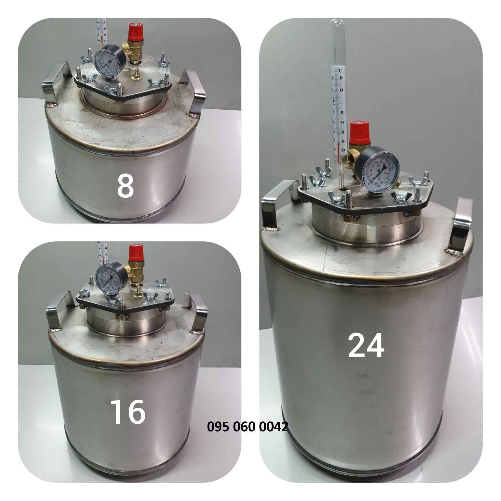 Заводской автоклав На 16 банок нержавейка С гарантией от производителя