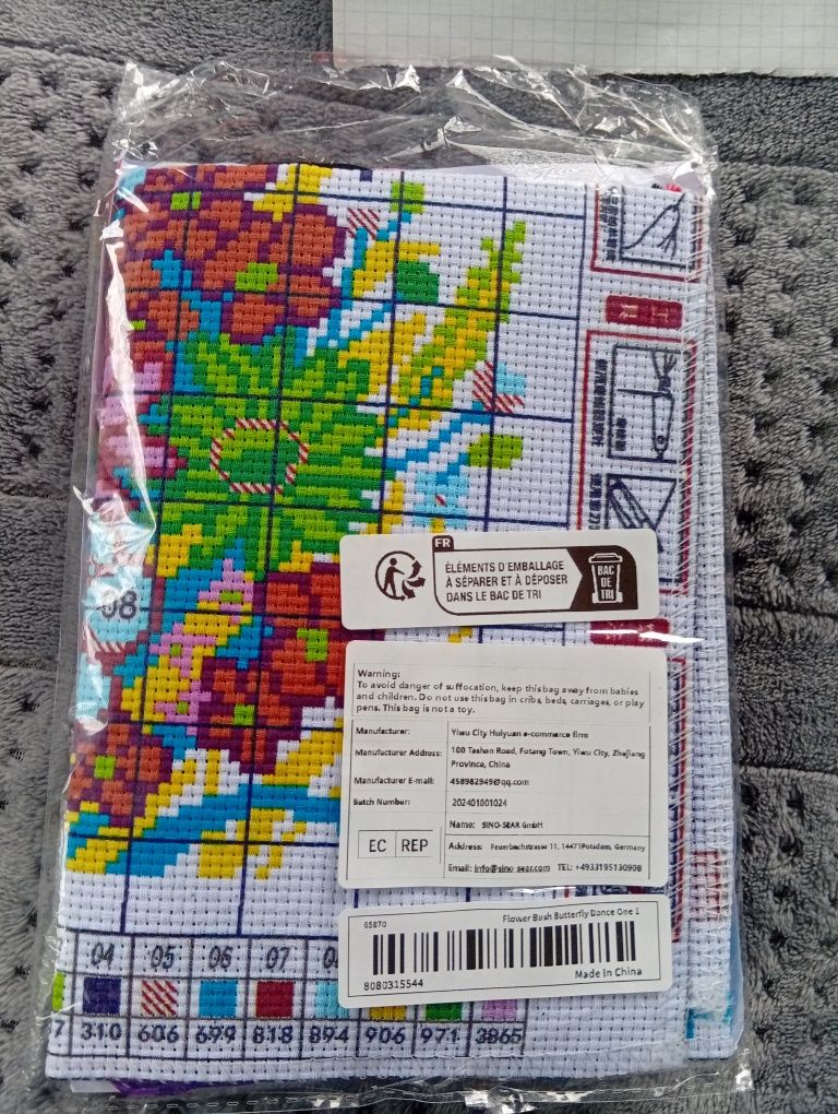 Haft krzyżykowy - zestaw