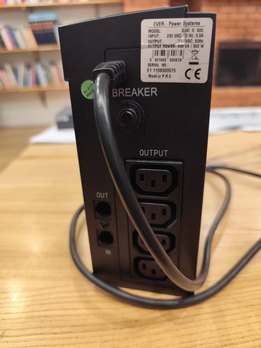 Zasilacz awaryjny UPS Ever Duo II 500