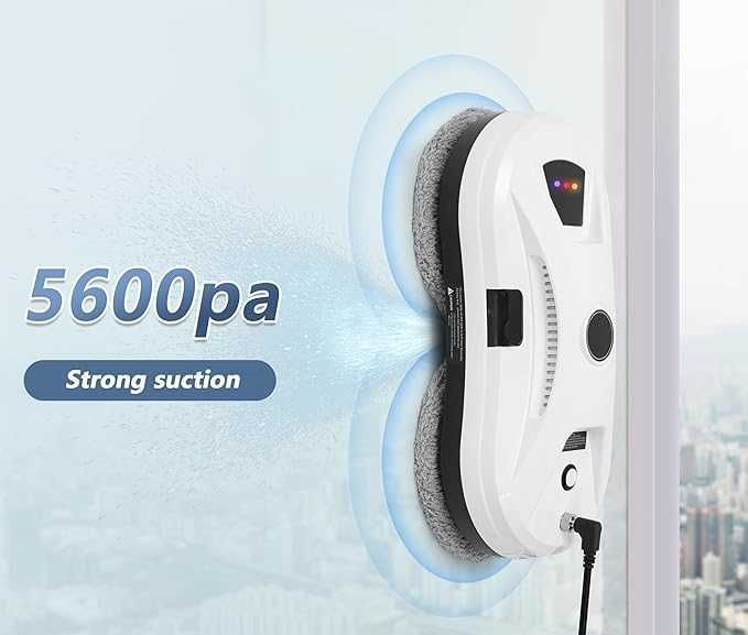 Robot do Czyszczenia Okien z Automatycznym Rozpylaczem Wodnym 5600 pa