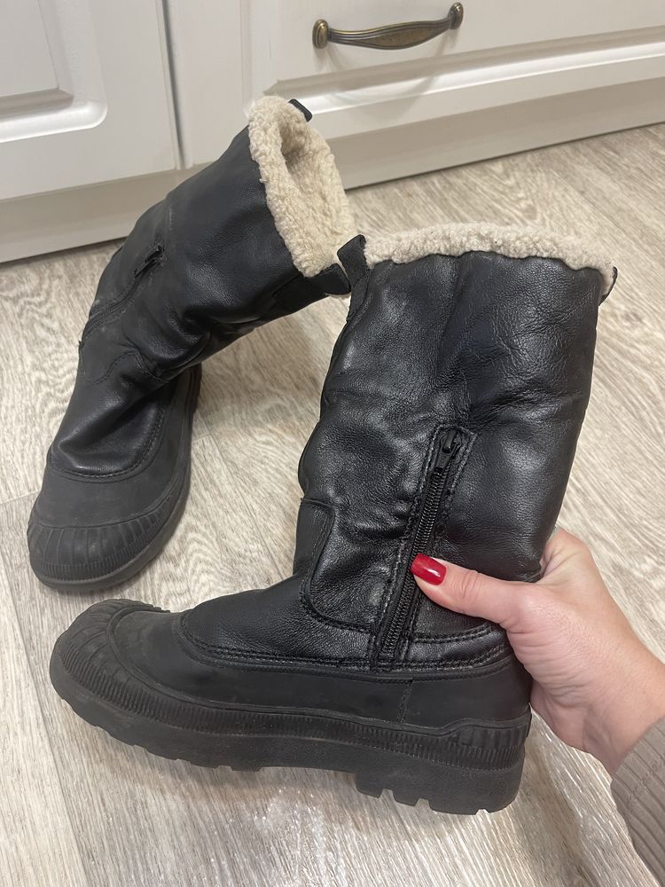 Зимние сапоги zara 35 р