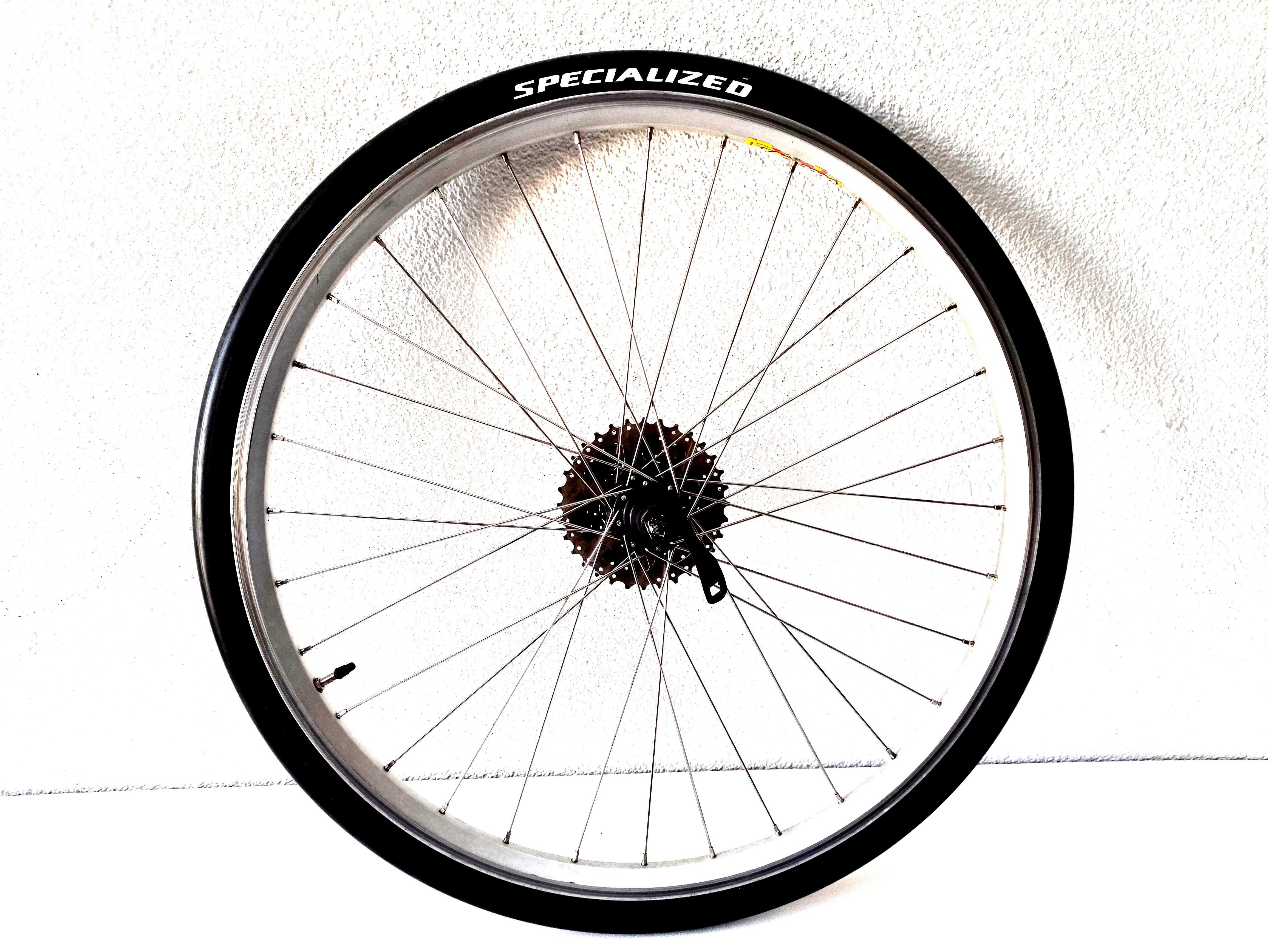 Kompletne Koło tył Shimano DEORE Opona SPECIALIZED Kaseta MTB 26''