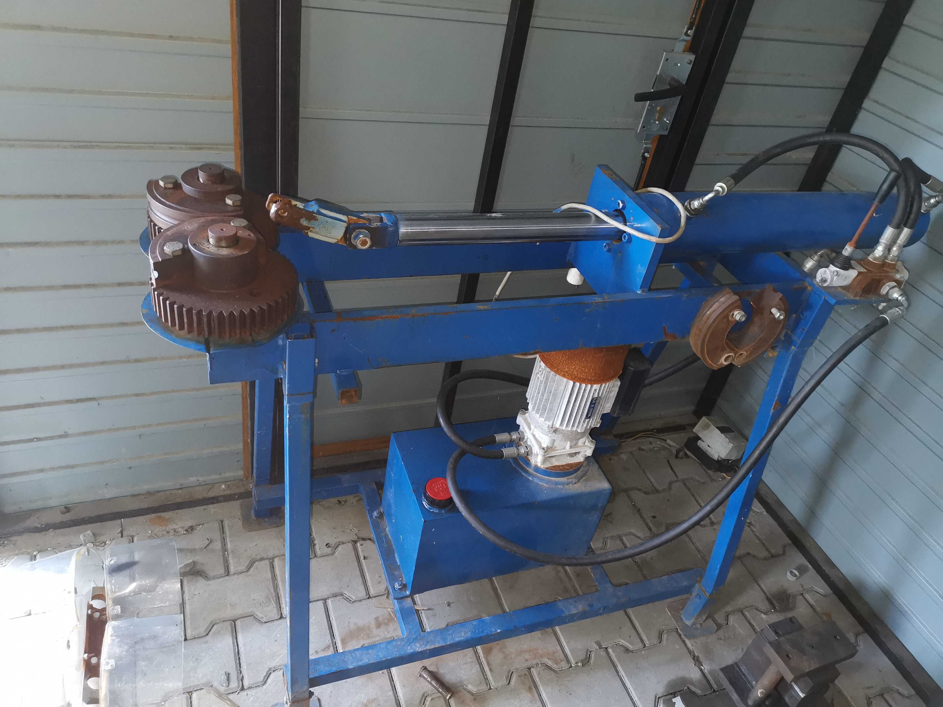 Zawalcarka do lin praska prasa hydrauliczna szczyparka łuparka