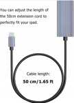 IVSHOWCO Lightning-do-RJ45 Ethernet adapter sieciowy LAN do iPhone'a