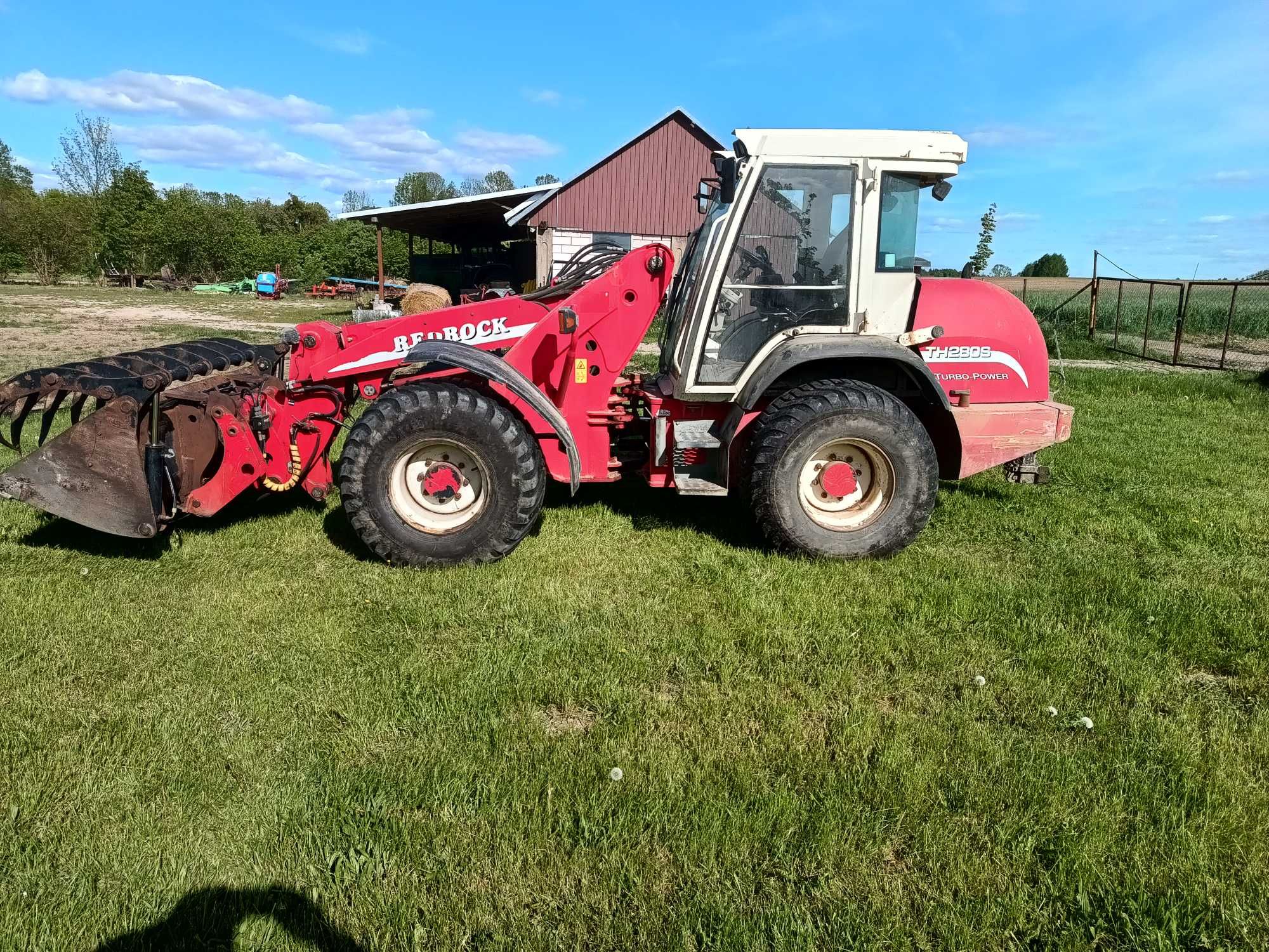 Ładowarka przegubowa  REDROCK TH280S TURBO POWERSHIFT .manitou,jcb