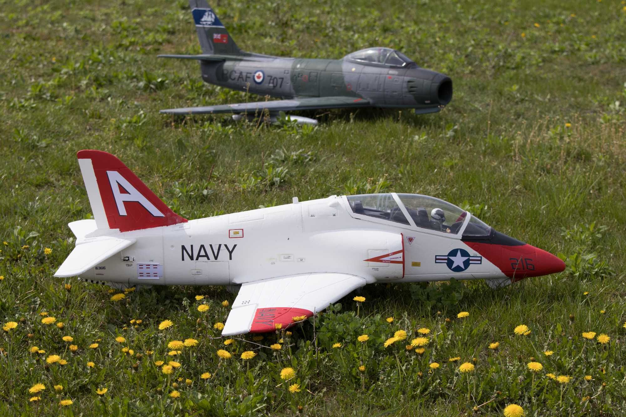 Samolot RC Model FLYFLY Hobby Hawk 90mm jako T45 Goshawk