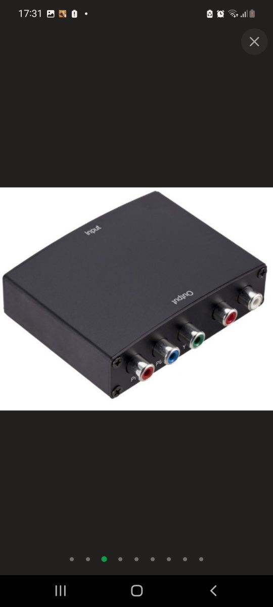 HD відео конвектор HDMI  компонентний YPbPr+audio L/R