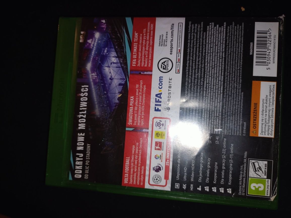 Gra FIFA 20 na Xbox one