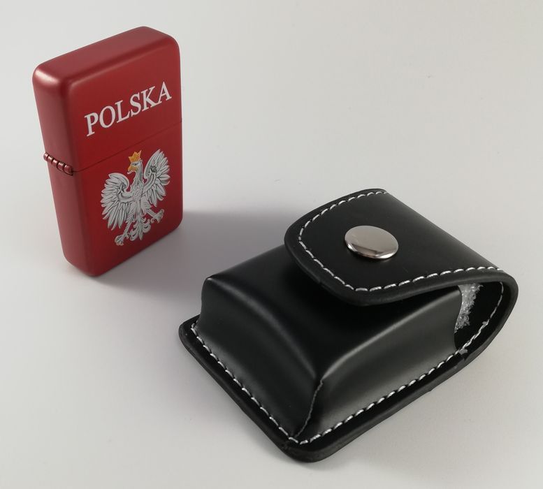 Nowy Zestaw upominkowy zapalniczka Polska Orzełek Godło