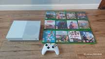 XBOX one s  Super Zestaw+ 12 GIER +1 kontroler