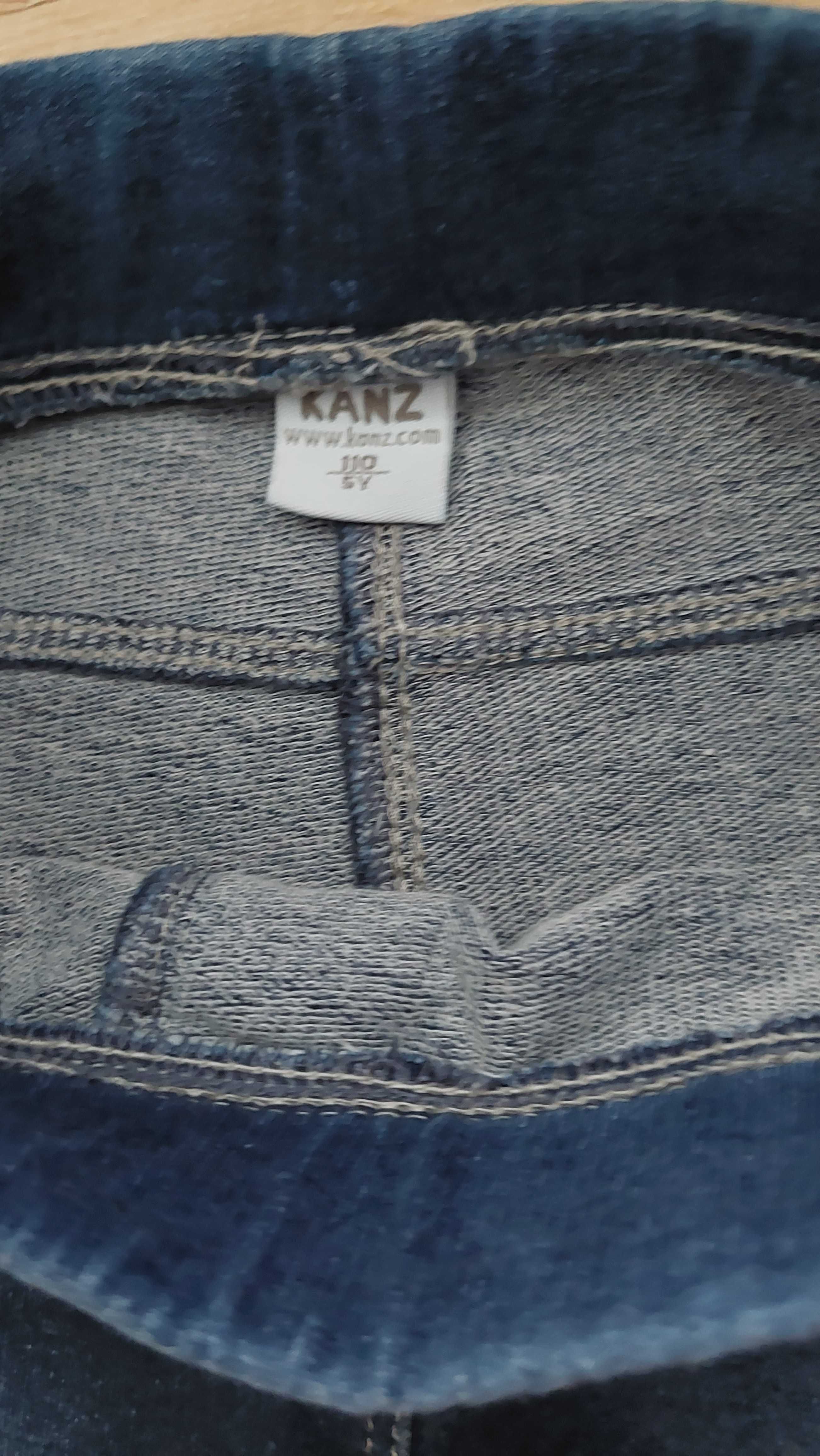 Legginsy dziewczęce jeans Kanz 110