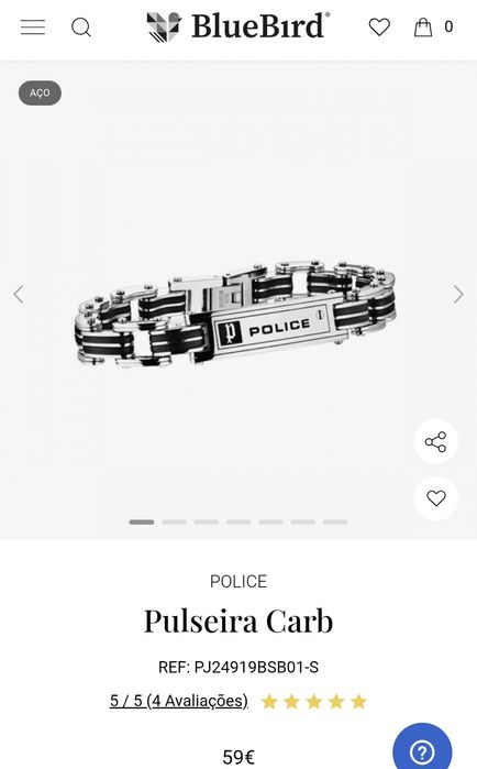 Pulseira Police carb nova