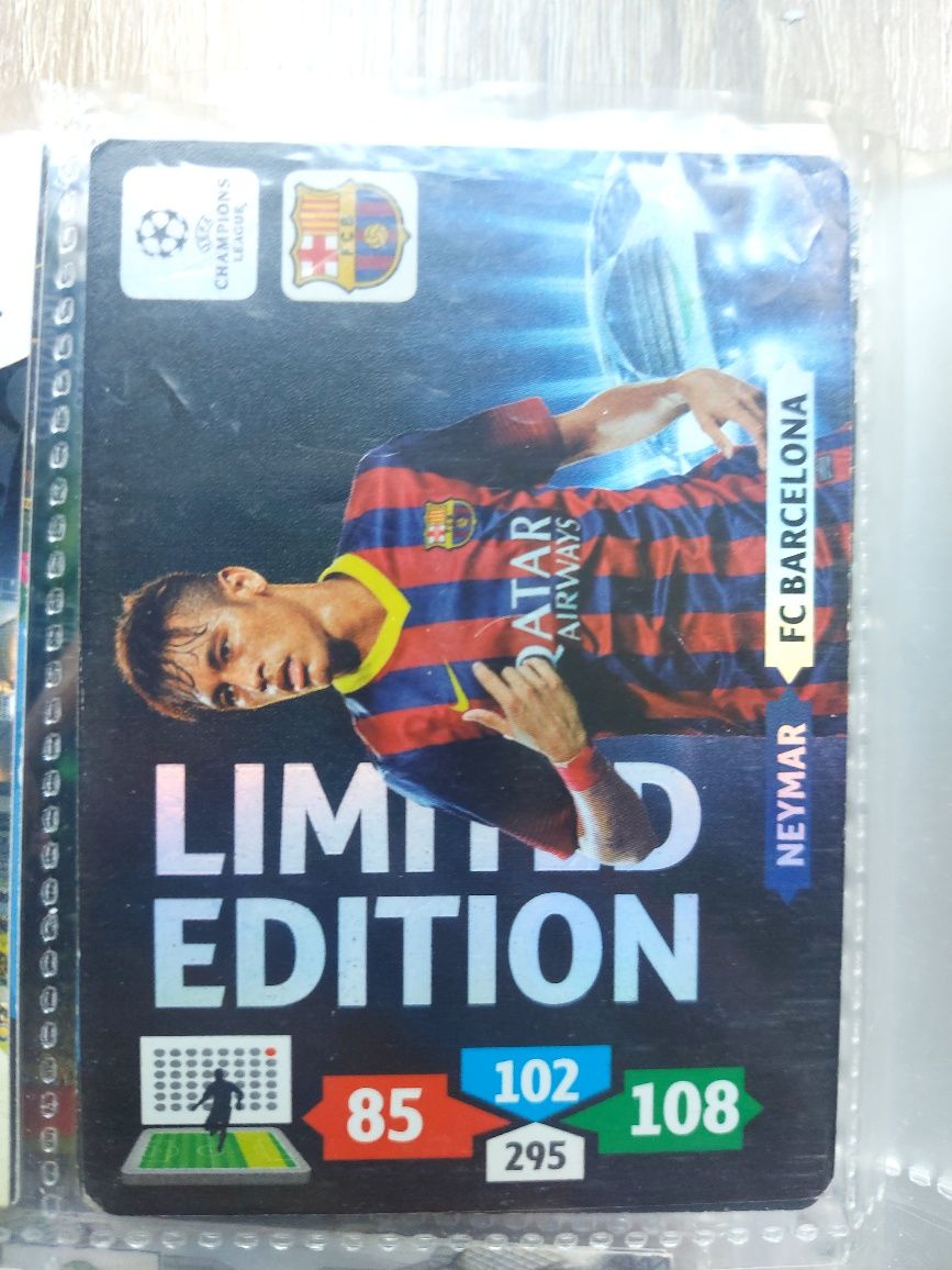 Rzadkie Karty Panini,Messi,Neymar