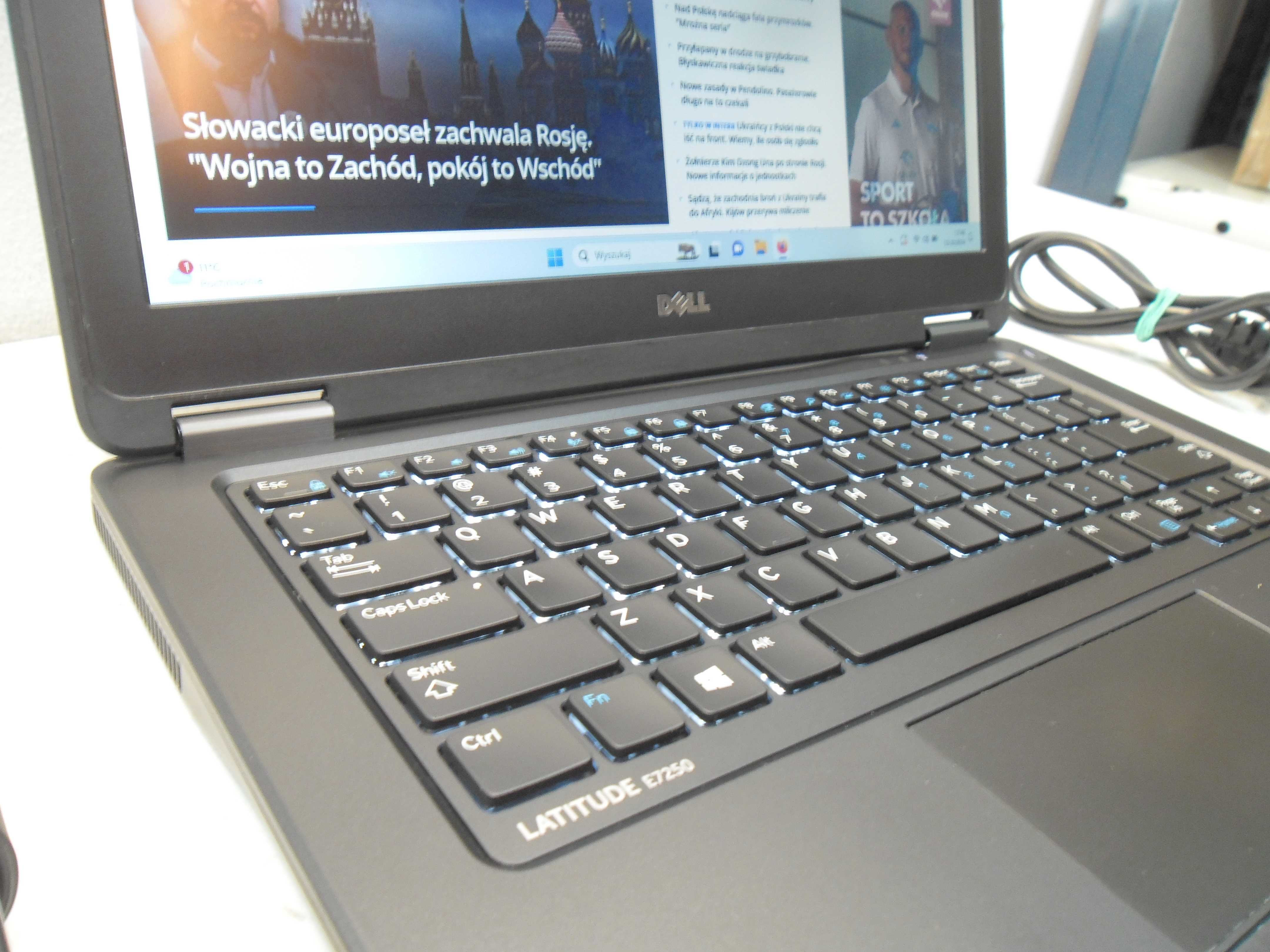 Biznesowy Dell Ultrabook i5/8GB/SSD HDMI, 12.5 sklep z GWAR Kraków