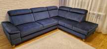 Narożnik kanapa sofa rozkładana materiał plamoodporny