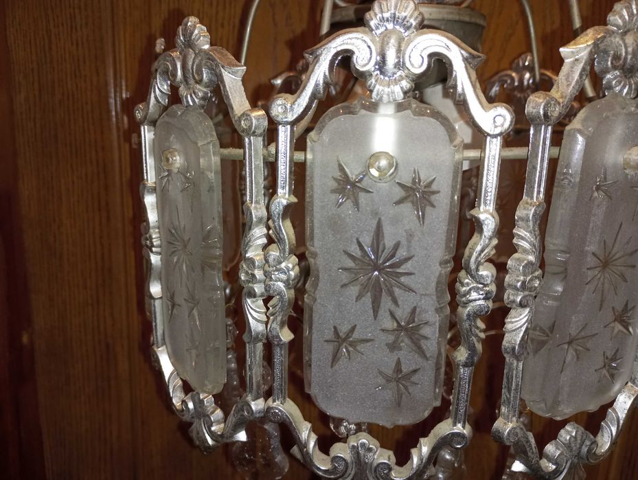 Люстра хрустальная советская светильник ссср