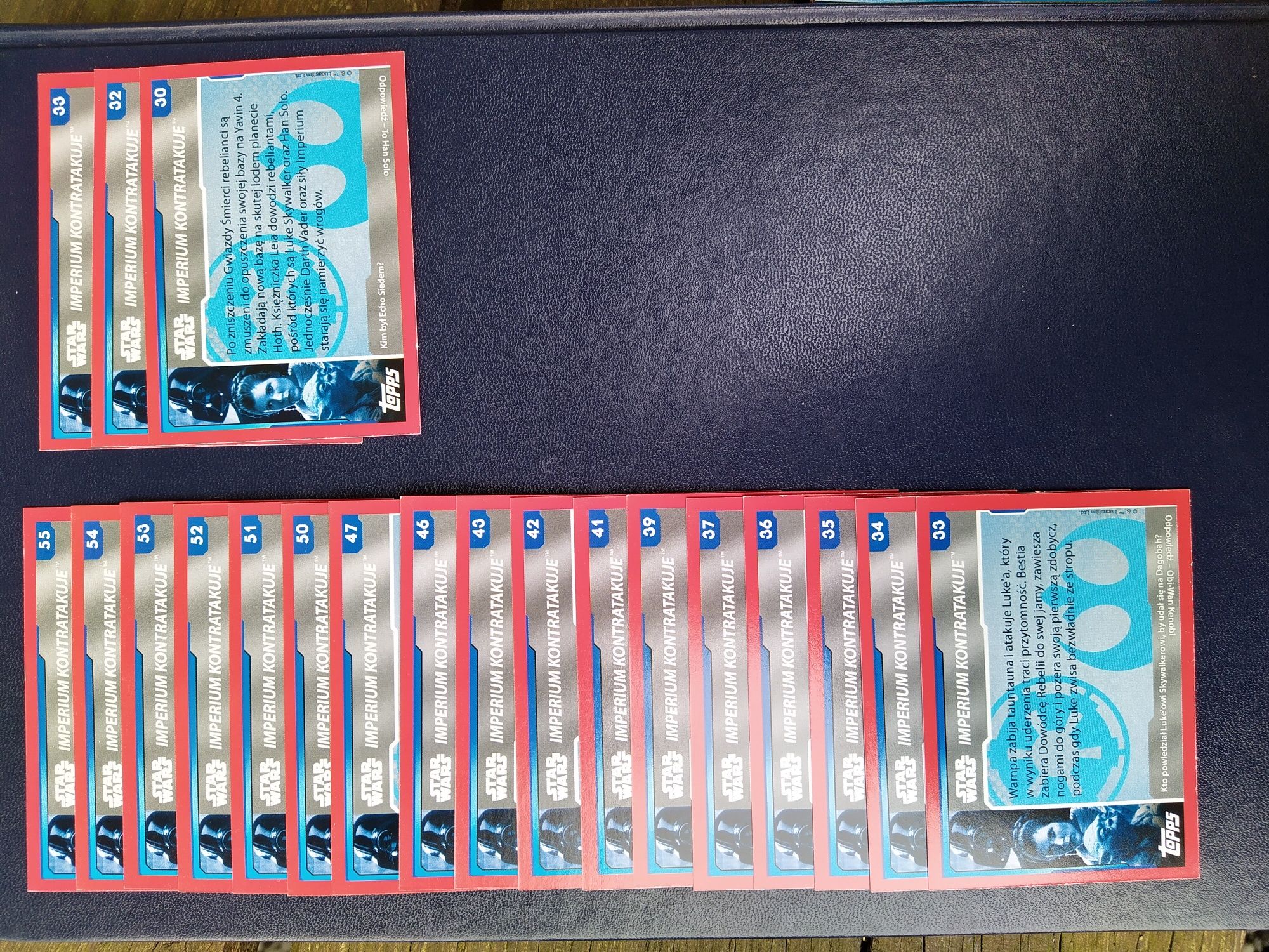 Karty Star Wars (83 szt) + gratis! Carrefour Topps Gwiezdne Wojny
