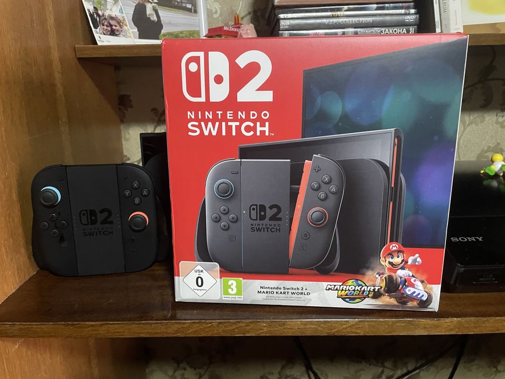 Nintendo switch 2 maro kart bundle edition + аккаунт + річна гарантія