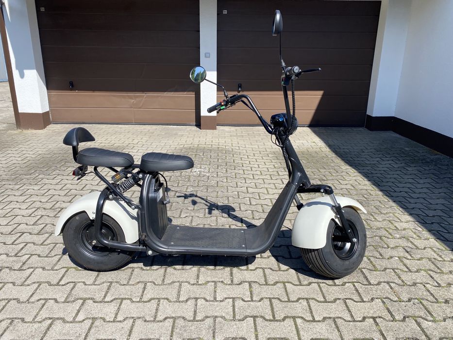 Hulajnoga elektryczna choper skuter elektryczny szerokie koła