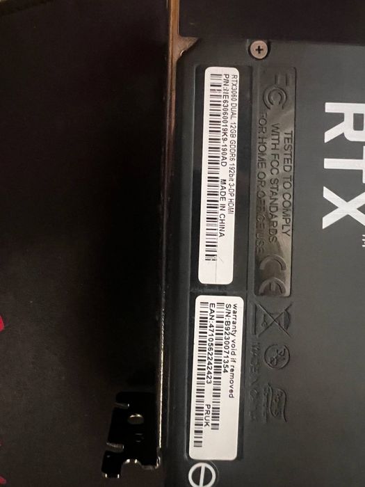 Відеокарта Palit Dual RTX 3060 12GB