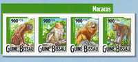 Gwinea Bissau 2015 cena 4,90 zł kat.9€ (2) - małpy