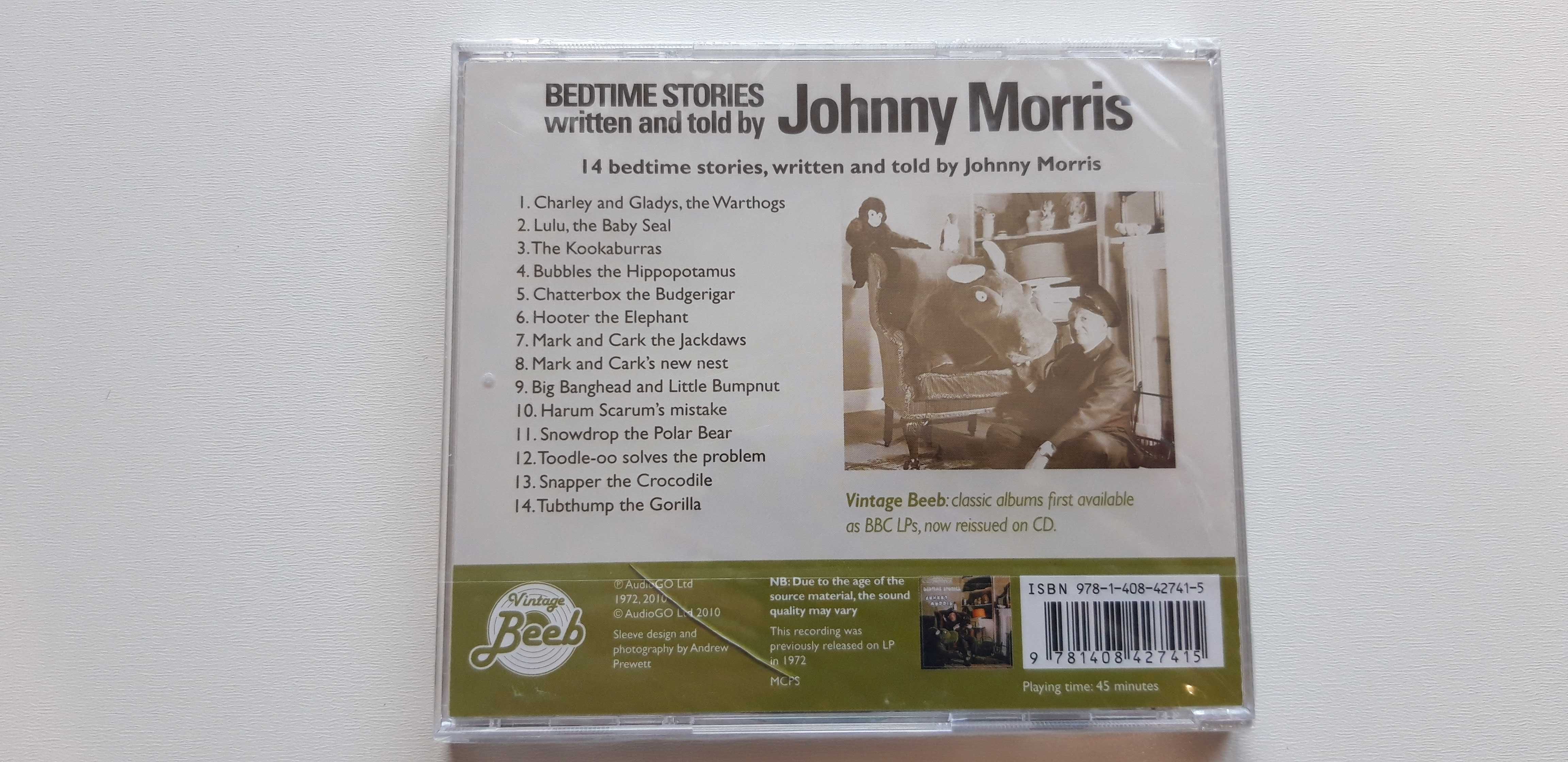 Płyta cd Johnny Morris Bedtime Stories  nr36