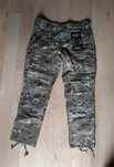 Miltec Bojówki Taktyczne Teesar Slim Fit Spodnie Camo Moro