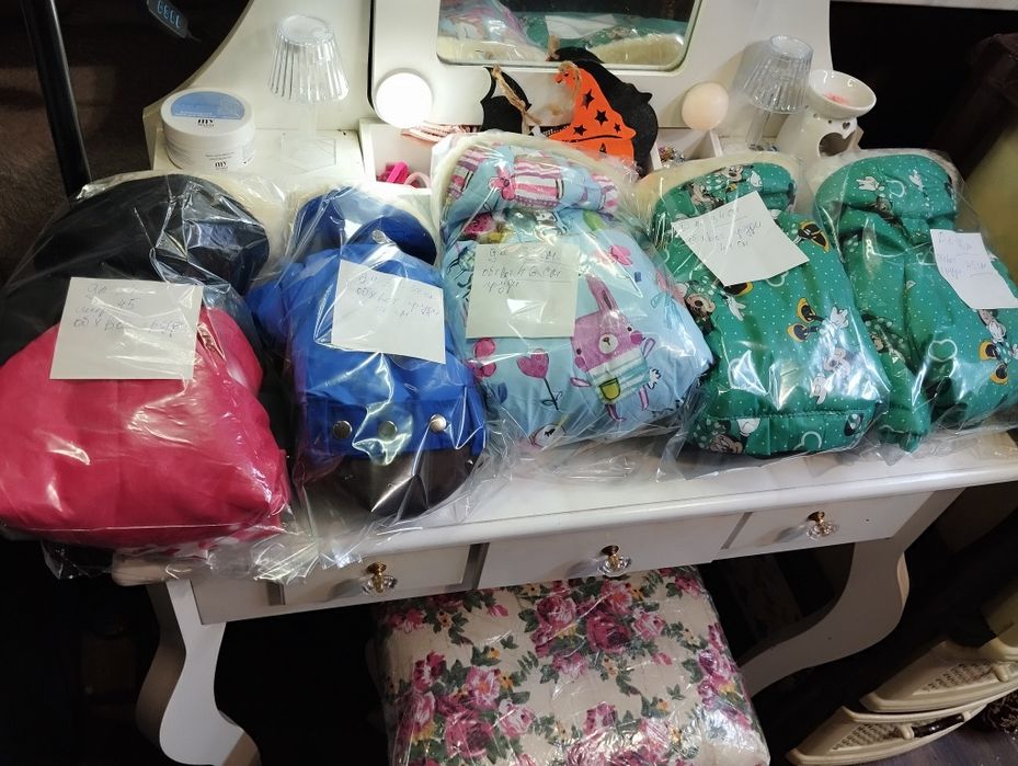 Теплый зимний комбинезон для собак мелких пород и кошек