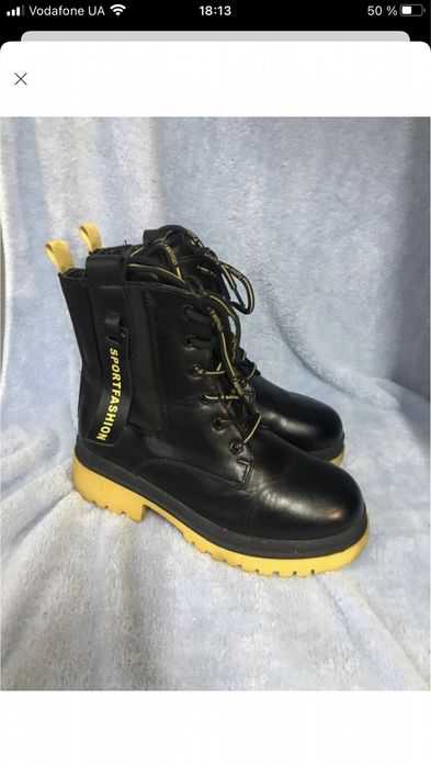 Дитячі чоботи зима 34 розмір