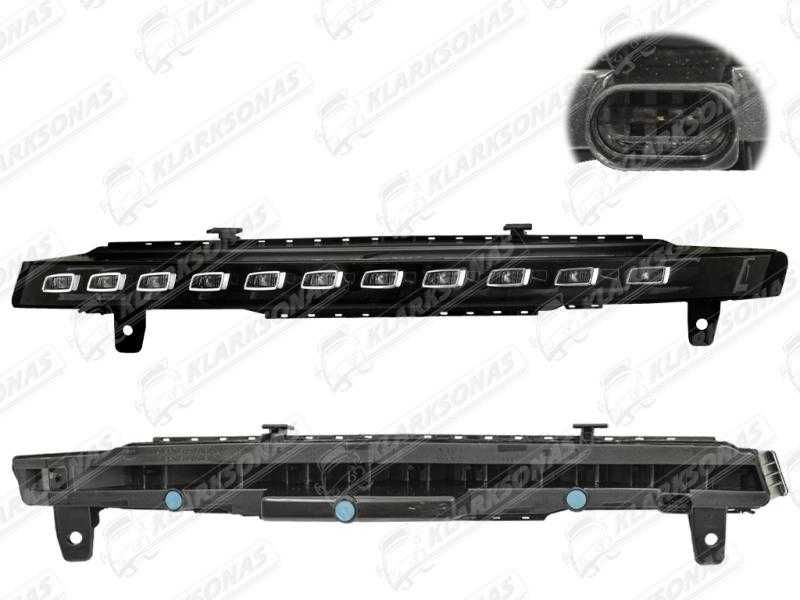 Поворотник в бампер 11 LED AUDI Q7 2009 - 2015 4L0953041E 4L0953042E