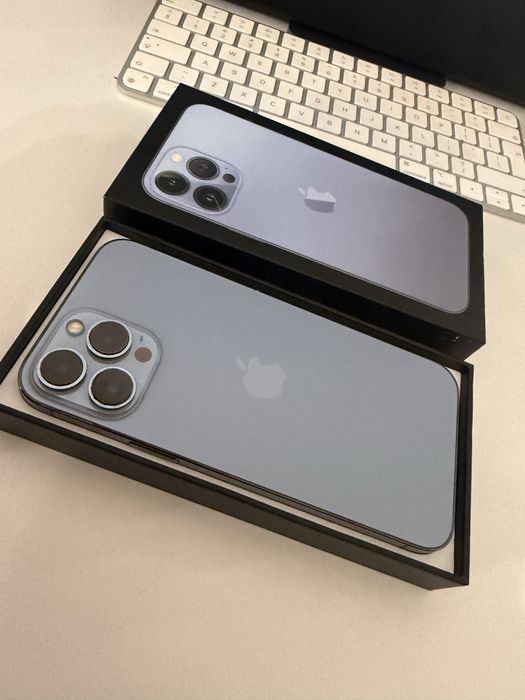iPhone 13 Pro Max 128gb Sierra Blue Stan Idealny Bateria 100%