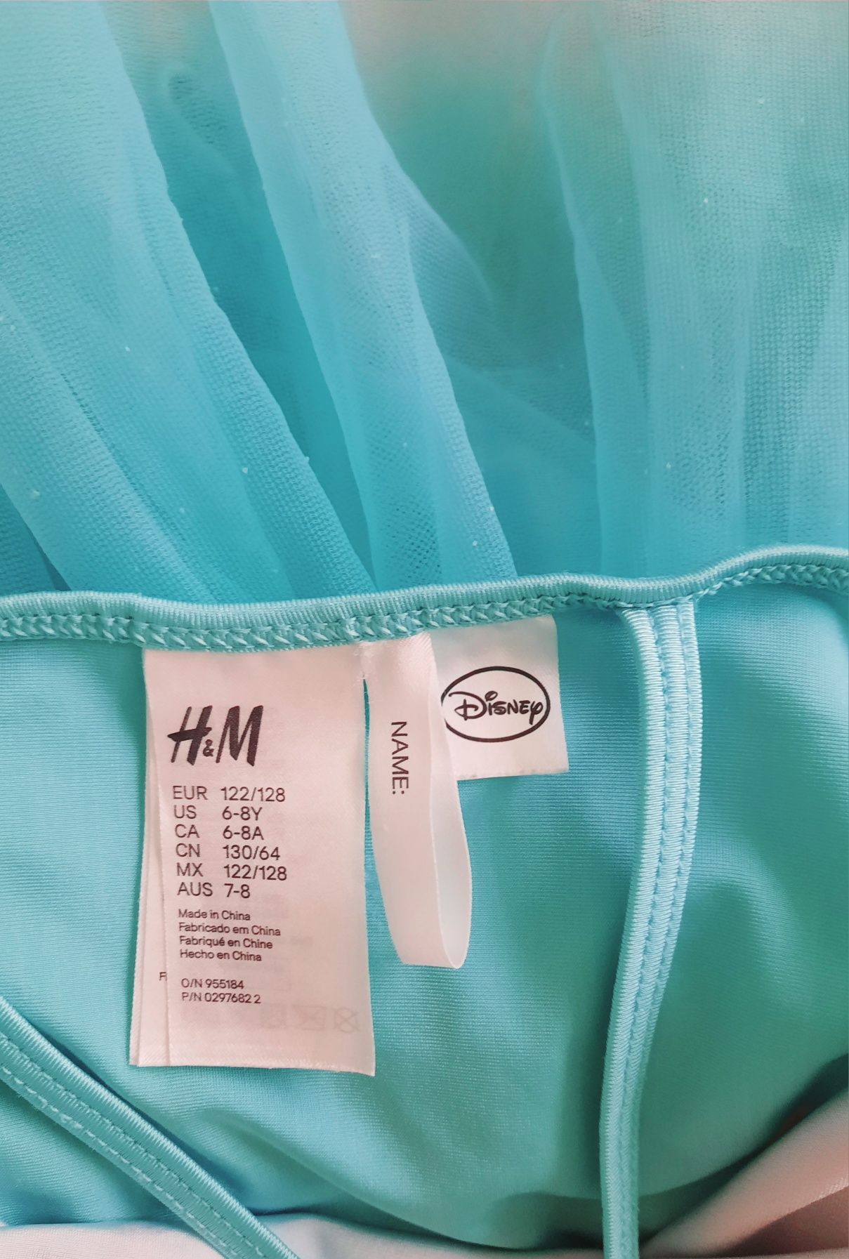 H&m Kostium strój baletnicy Elsa Frozen Kraina Lodu do tańca balet