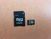 Karta pamięci microSD 4 GB + adapter + etui